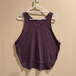 Striped Purple Tank Top
